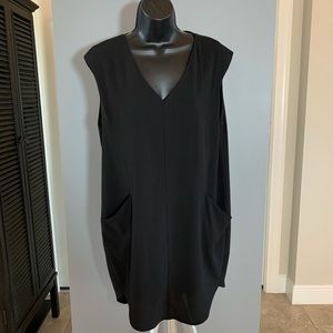 Crinkle Cotton Tie Neck Dress/Tunic
